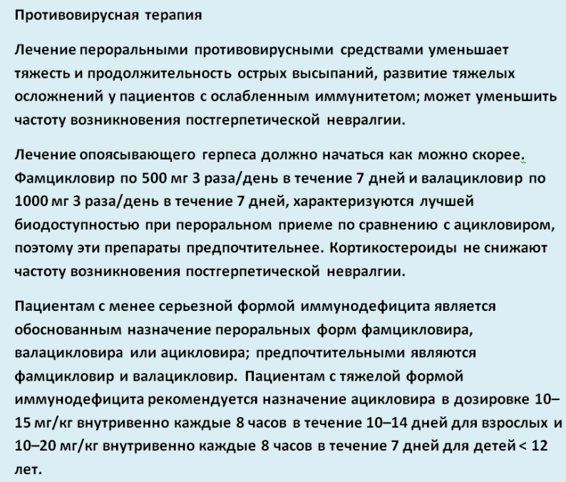 Противовирусная терапия