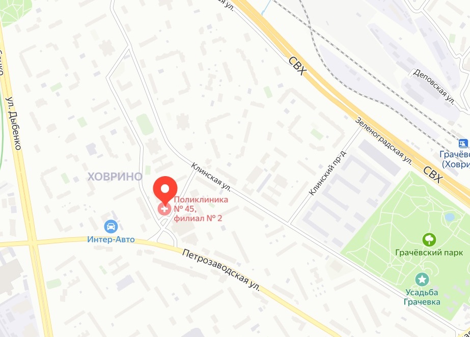 Карта - как доехать до консультации