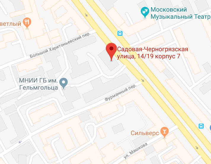 НИИ глазных болезней им. Гельмгольца - карта