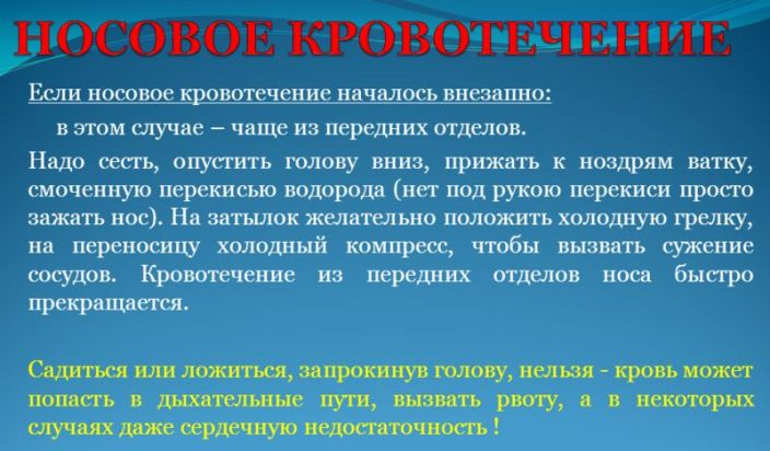 Как остановить кровь из носа Первая помощь при носовом кровотечении.
