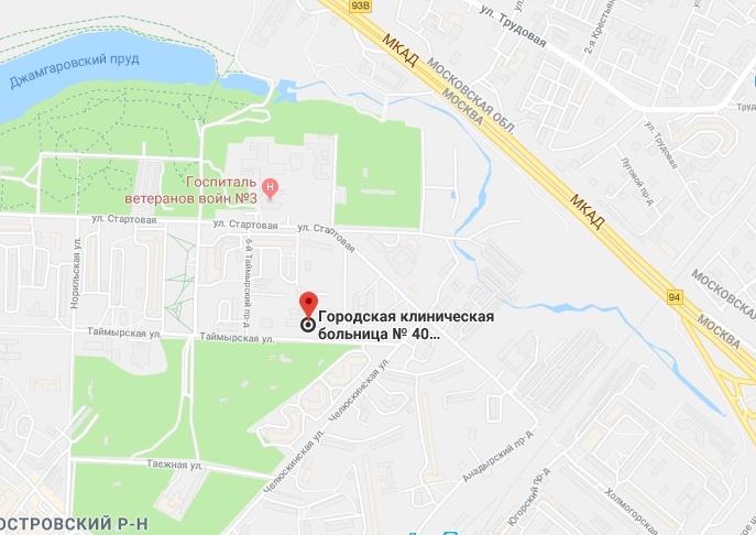 Роддом № 5, Москва - на карте города