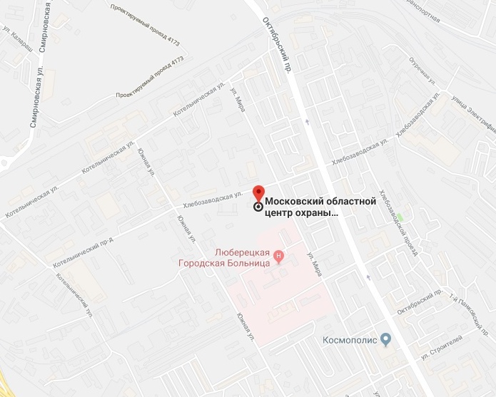 Люберецкий роддом - на карте города