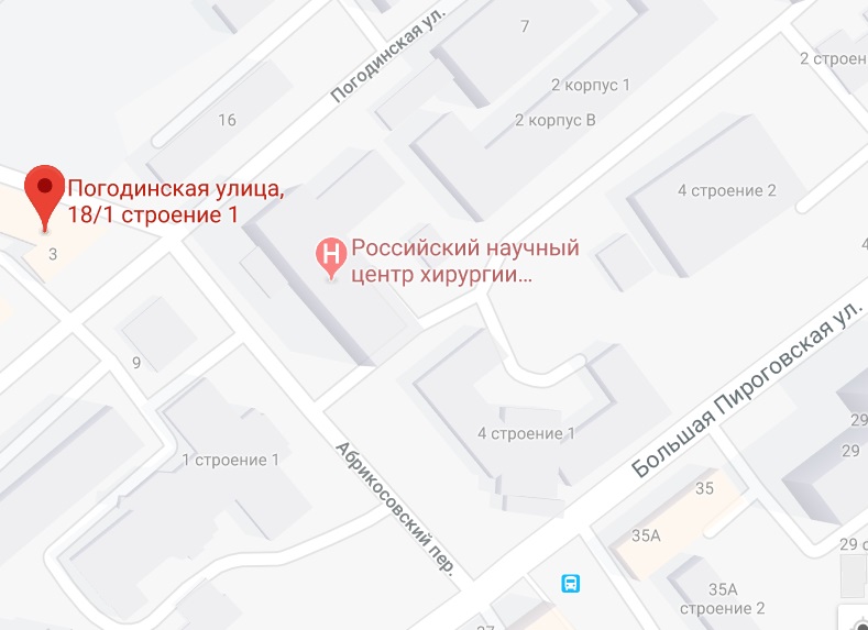 Университетская клиническая больница №2 - карта